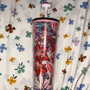 NEW mushroom topper Starbucks cup